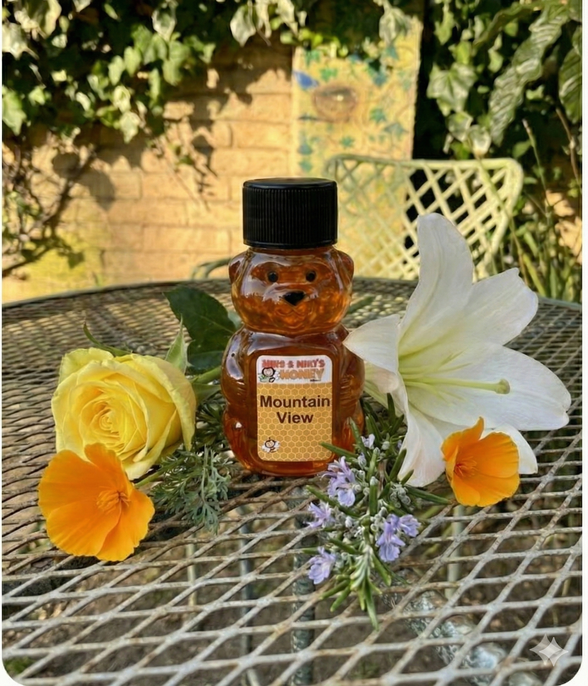 Mountain View Wildflower Honey Bear | Silicon Valley Honey | MNHCo