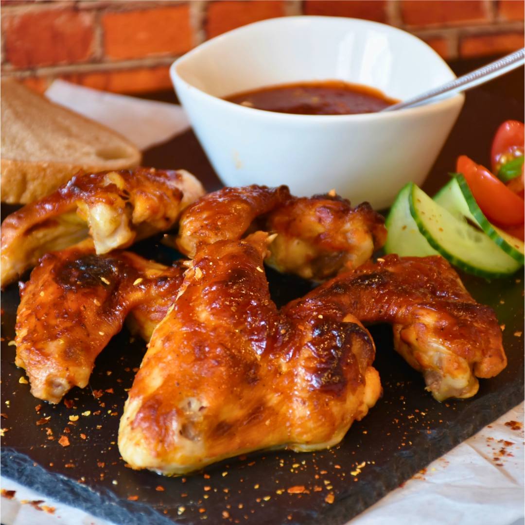 Creamed Honey BBQ Glazed Chicken