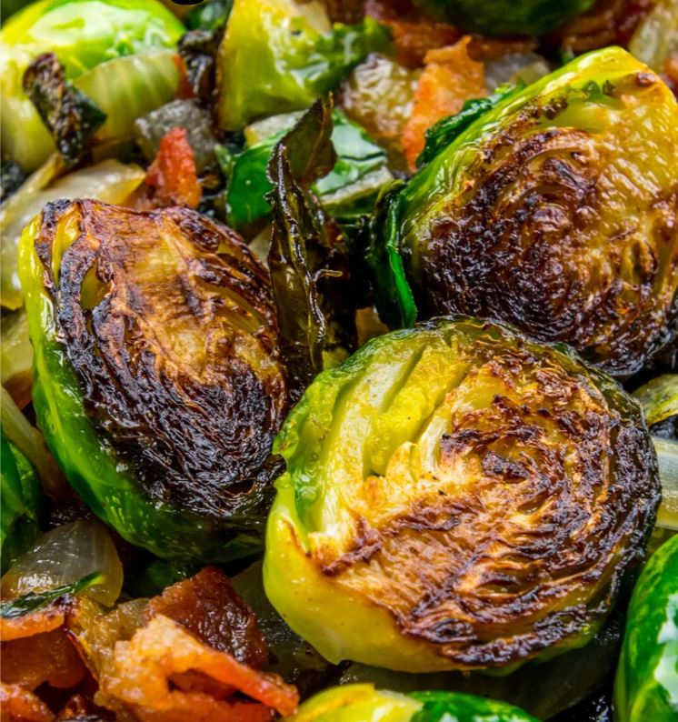 Garlic Honey Roasted Brussel Sprouts