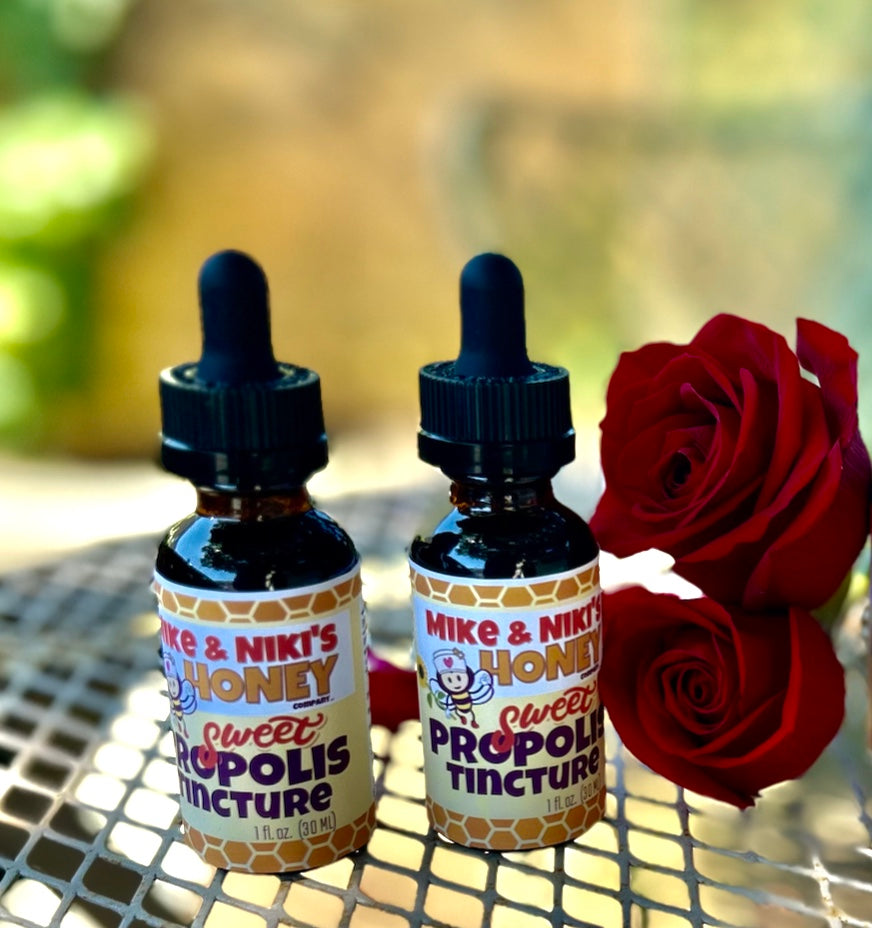 Pure Propolis Tincture for Immune Support | Mike & Niki's Honey Co. Pure Propolis Tincture for Immune Support | Mike & Niki's Honey Co.
