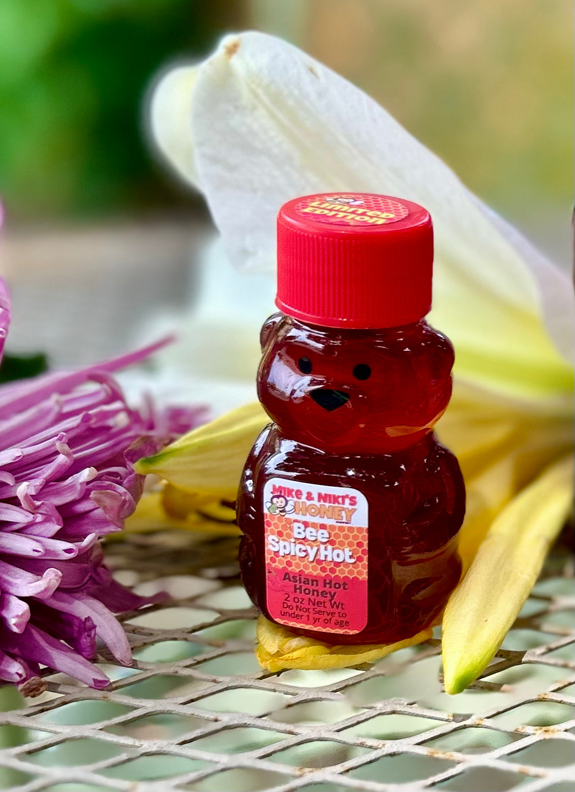 Asian Hot Honey | Chili-Infused Wildflower Honey | Mike & Niki's