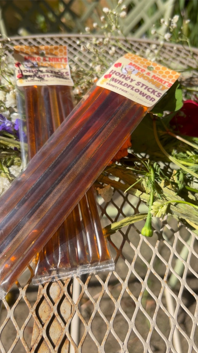 Honey Sticks - A Rainbow of Flavors