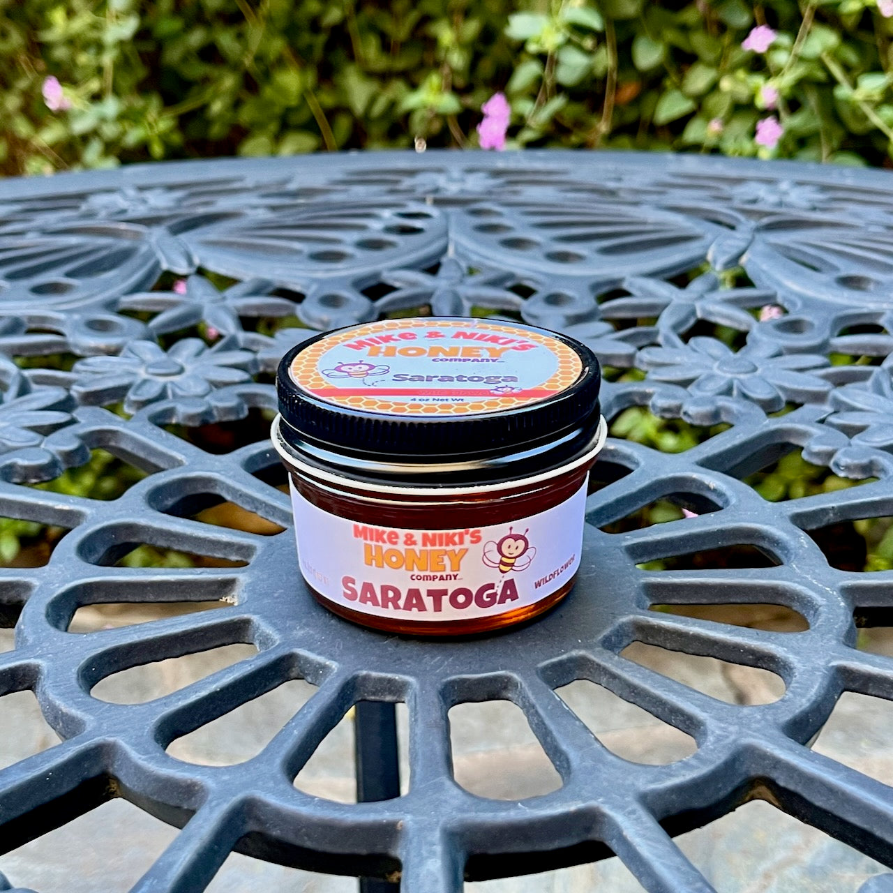 Saratoga Wildflower Honey Extra-Large Scoopable Glass