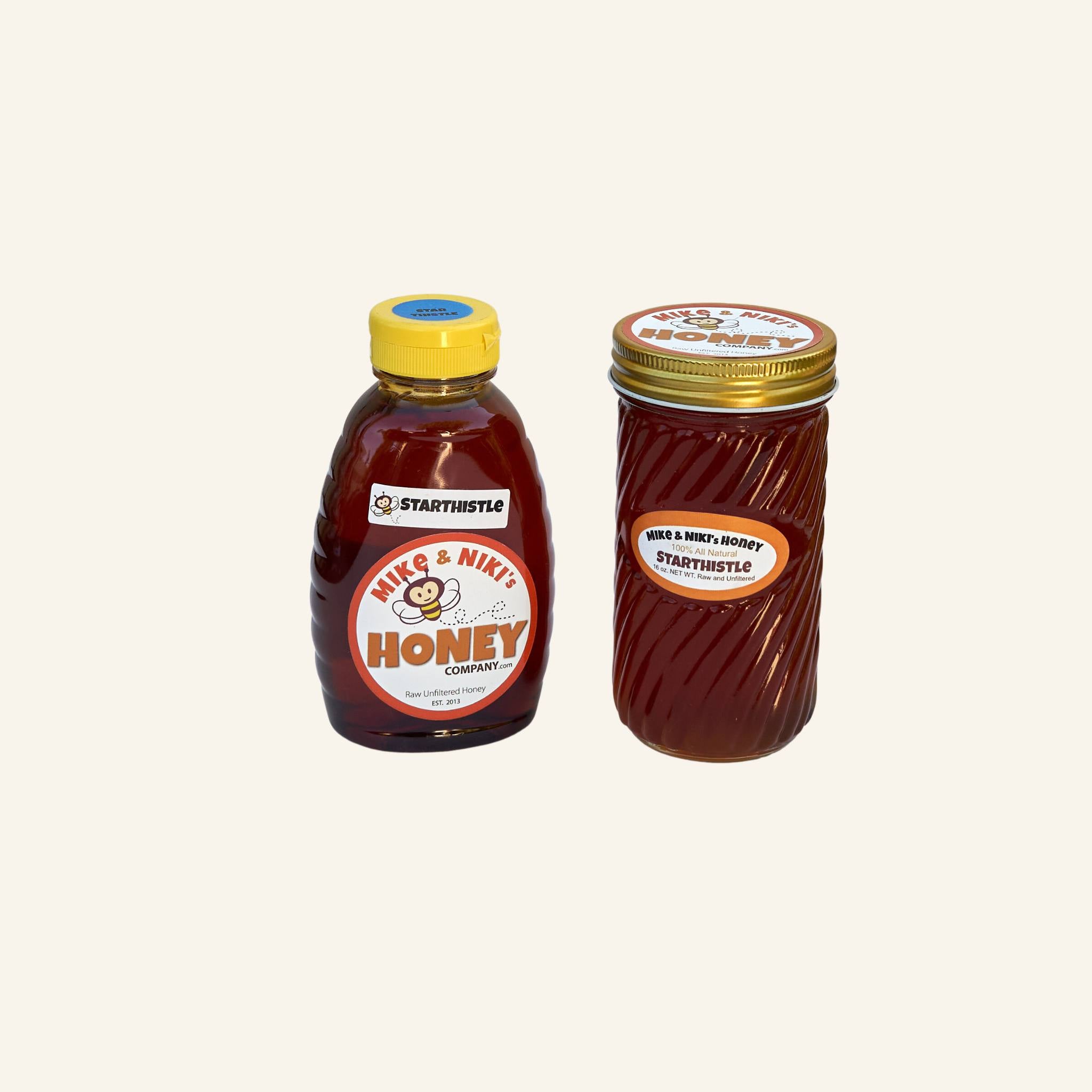 Starthistle Wildflower Honey Medium Squeezable Plastic