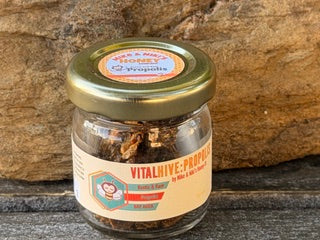 Propolis Rustic & Raw 1/4 oz Glass - front label
