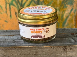 Propolis Rustic & Raw 1 oz Glass - mason jar front label